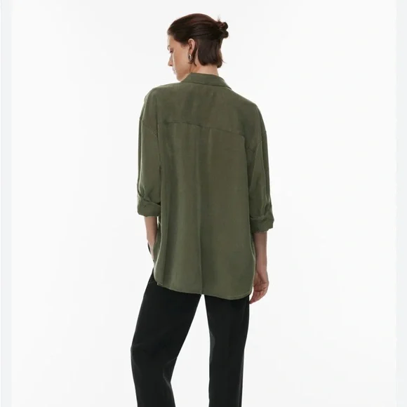 Aritzia Babaton Archive Shirt (Black, Tencel) - Picture 8 of 8